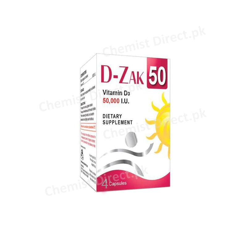 D-Zak 50 Capsule 50000 Iu Medicine