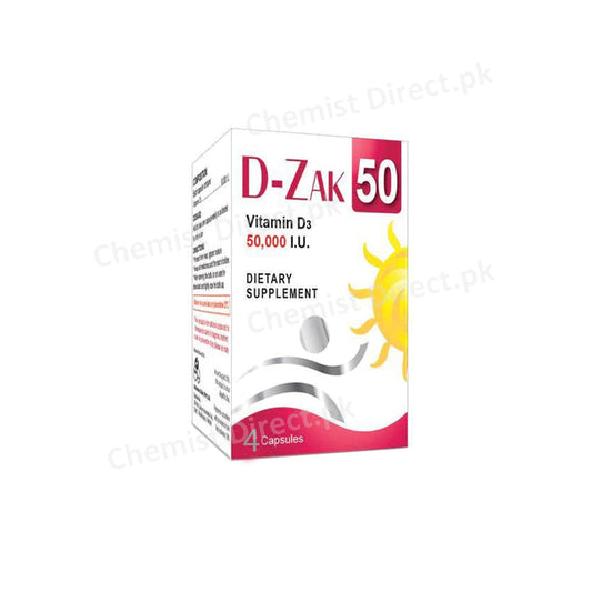 D-Zak 50 Capsule 50000 Iu Medicine