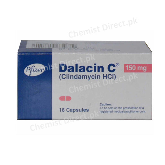 Dalacin C Capsule 150mg Pfizer Pakistan Anti-Bacterial Clindamycin HCl