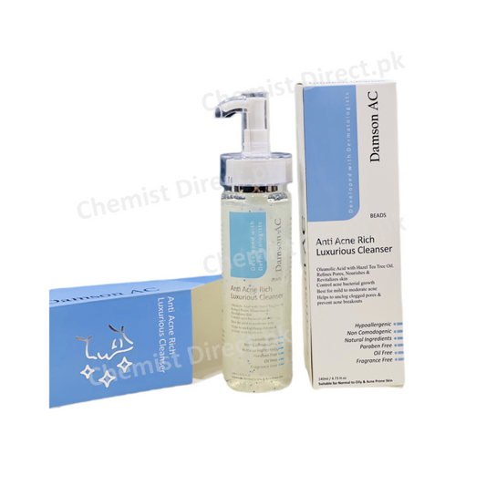 Damson AC Anti Acne Rich Luxurious Cleans cleanser