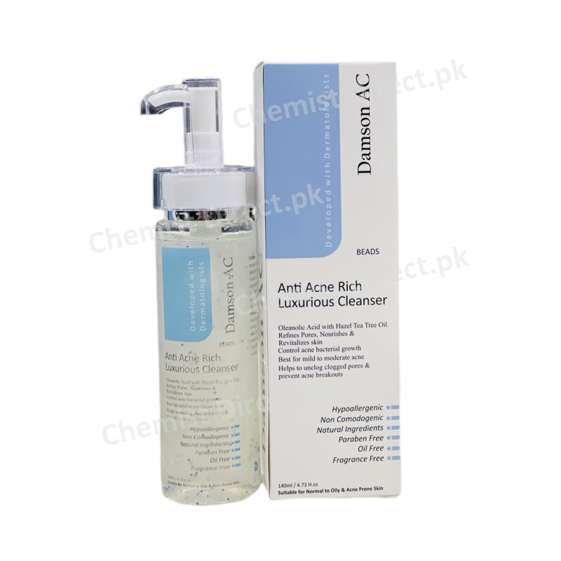 Damson AC Anti Acne Rich Luxurious Cleans cleanser