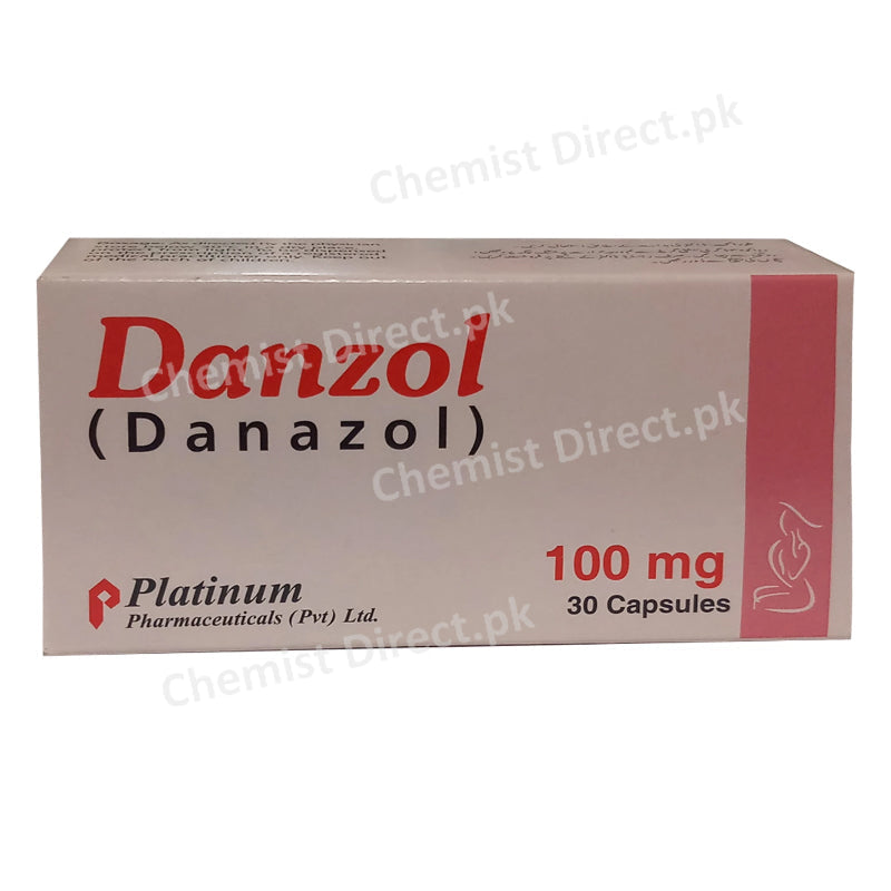 Danzol 100mg Cap Capsule Platinum Pharmaceuticals Pvt Ltd Hormonal Products Danazol
