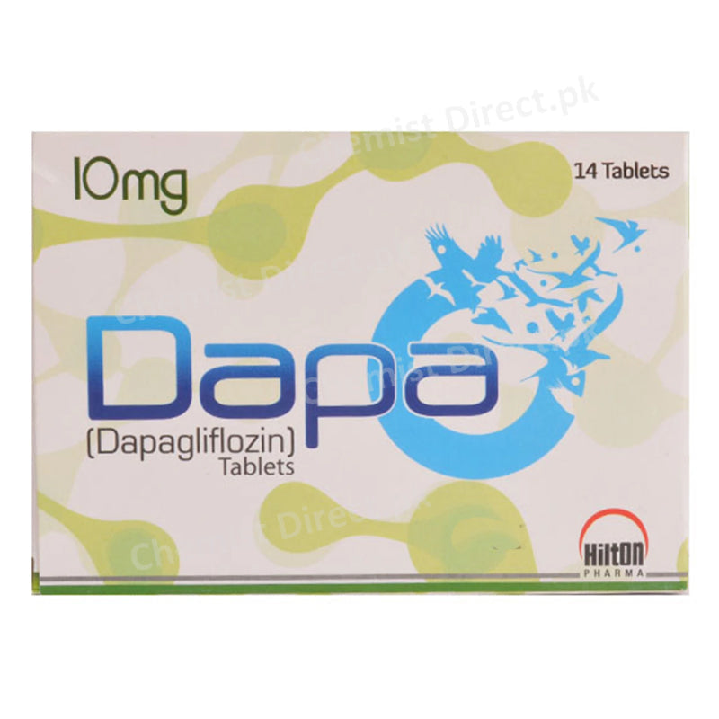 Dapa 10mg Tab Tablet Hilton Pharma Oral Hypoglycemic Dapagliflozin Propanediol Monohydrate 10mg