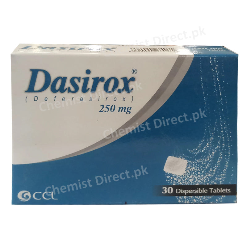 Dasirox 250mg Tab Tablet CCL Pharma Iron Chelating Agent Deferasirox 