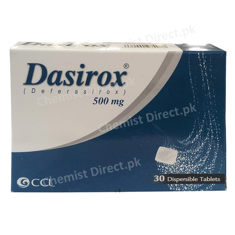 Dasirox 500mg Tab Tablet CCL Pharma Iron Chelating Agent Deferasirox