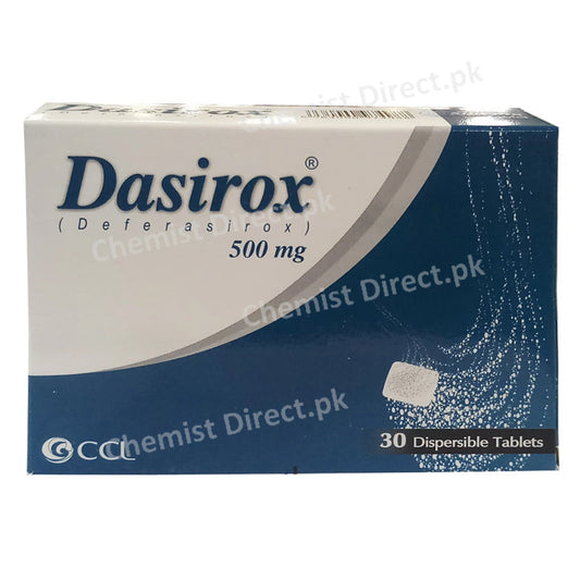 Dasirox 500mg Tab Tablet CCL Pharma Iron Chelating Agent Deferasirox