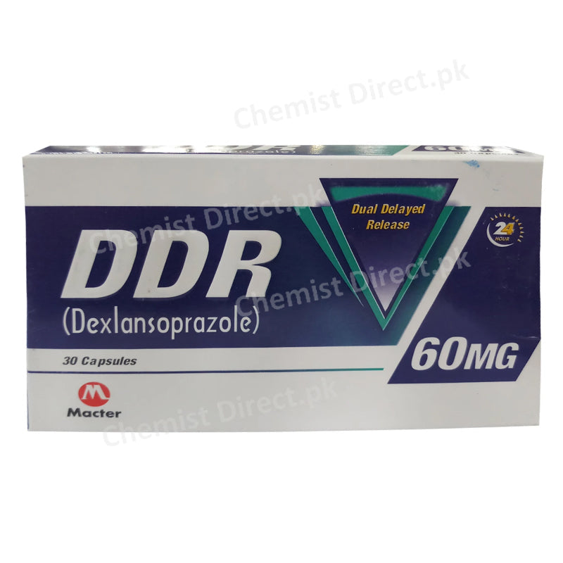 DDR 60mg Cap Capsule Macter Pharma Dexlansoprazole