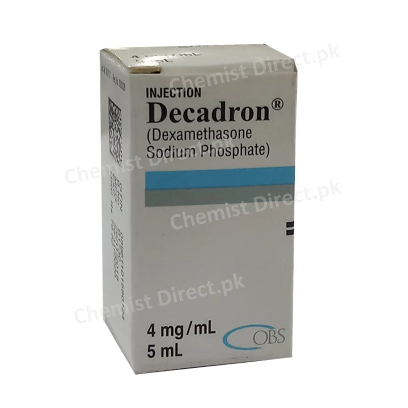 Decadron 4mg/ml 5ml Injection Obs Pharma Corticosteroids Dexamethason
