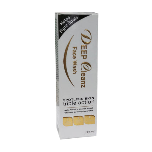 Deep Cleanz Face Wash 120ml Roomi Enterprise Spotless Skin triple action