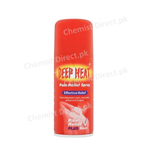Deep Heat Pain Relief Spray 100gm Effective Plus Heat muscular rheumatic pain