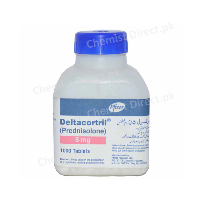 Deltacortril Tablet 5mg Pfizer Corticosteroid Prednisolone