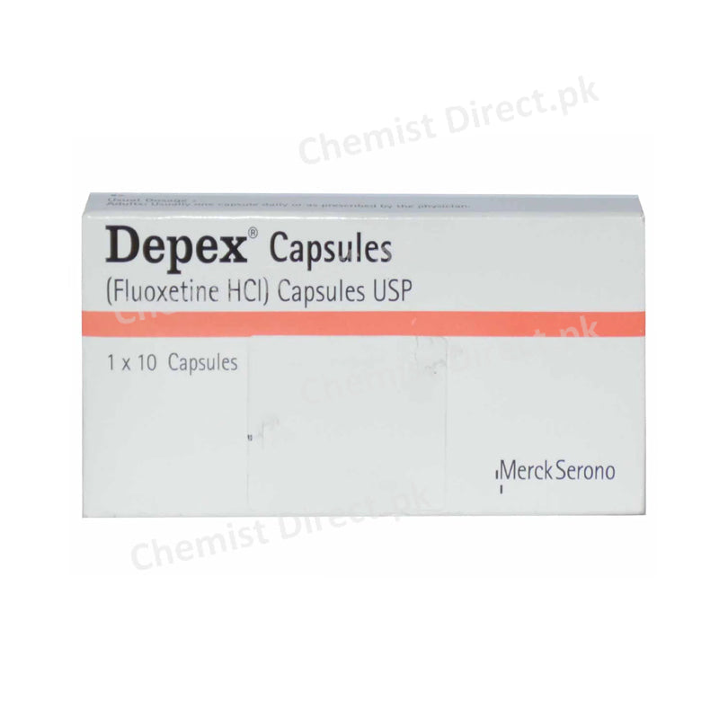 Depex Capsule 20mg Martin Dow Pharmaceuticals Anti-Depressant Fluoxetine Hcl