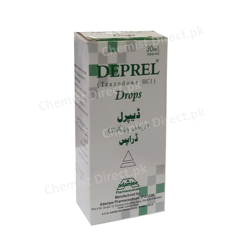 Deprel Drop 30ml Adamjee Pharma Trazodone Hcl