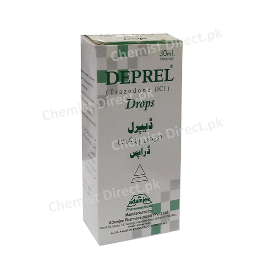 Deprel Drop 30ml Adamjee Pharma Trazodone Hcl