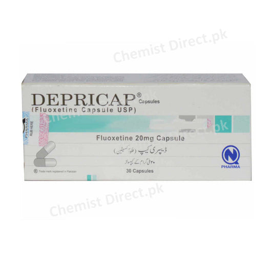Depricap Capsule 20mg Nabiqasim Industries Anti-Depressant Fluoxetine