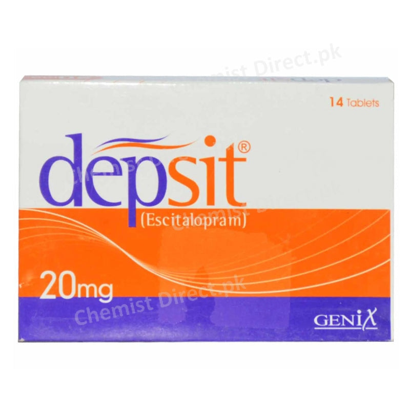 \Depsit 20mg Tab Tablet Genix Pharma Escitalopram