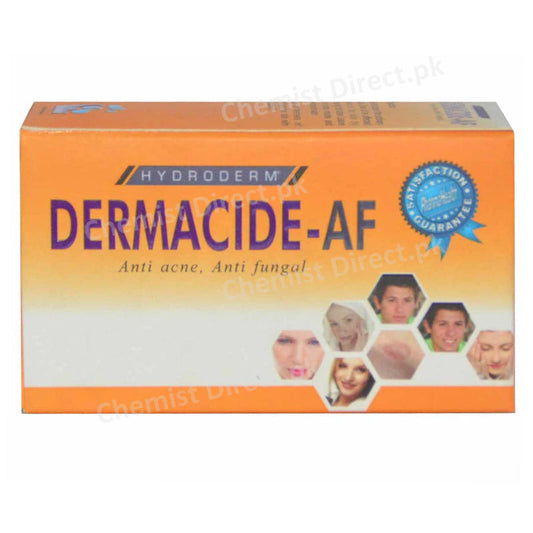 Dermacide af bar pharma health pakistan pvt  Ltd anti acne salicylic acid and sulphar enrich edsoapforacneandfungalinfections
