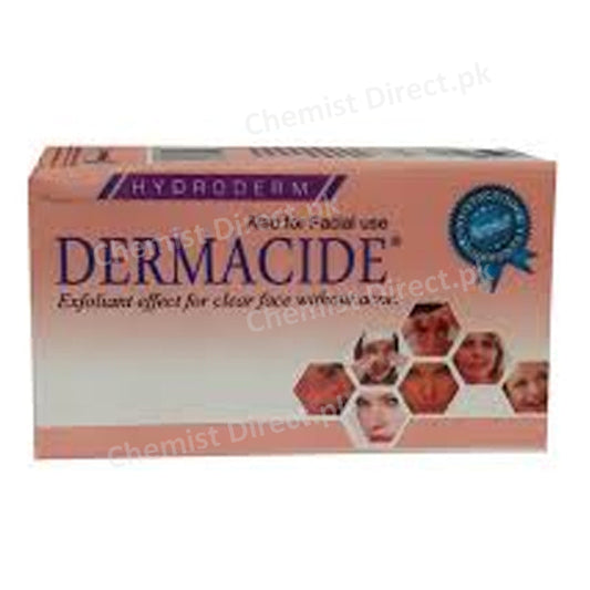 Dermacide bar 75gm pharma health pakistan pvt Ltd anti acne salicylic acid enrich edsoapforacne treatment