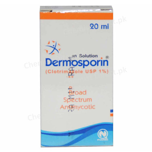Dermosporin Lotion 20ml Nabiqasim Industries Pvt ltd Anti Fungal Clotrimazole