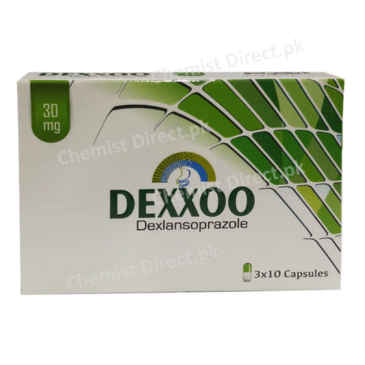 Dexxoo Capsule 30mg Horizon Pharmaceuticals Dexlansoprazole