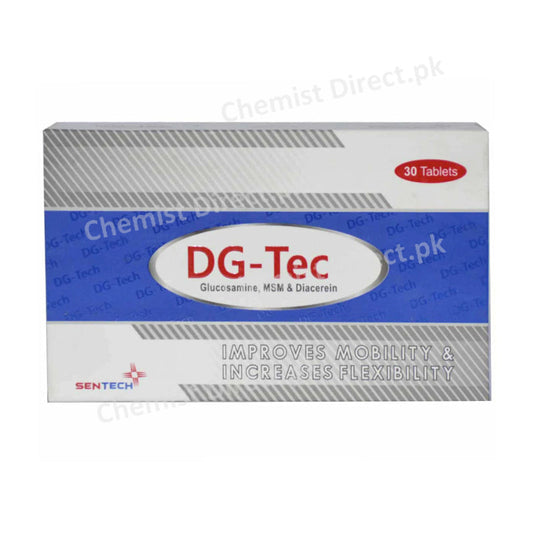 DG-Tec Tablet Sentech Pharma Glucosamine, Msm & Diacerein