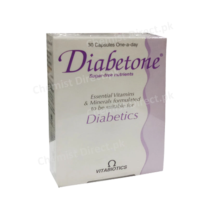 Diabetone Sugar Free Capsule Actimed Pharma Multivitamins 