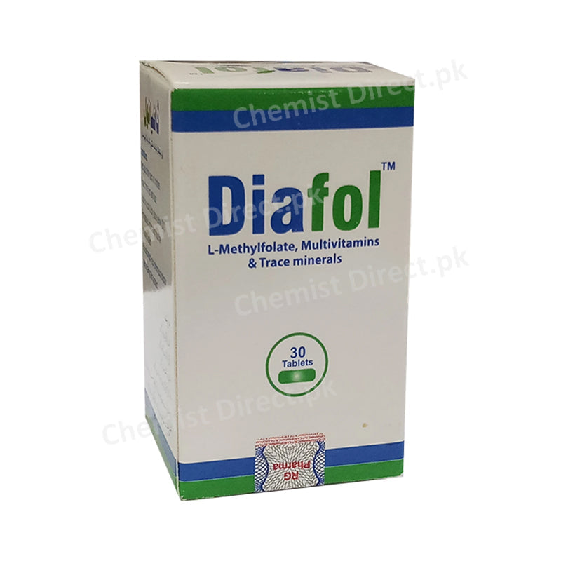 Diafol Tablet Multivitamins l-methylfolate,multivitamins & Trance Minerals RG Pharma