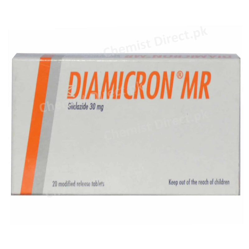 Diamicron MR 30mg Tab Servier Research And Pharmaceuticals Pakistan Oral Hypoglycemic Gliclazide