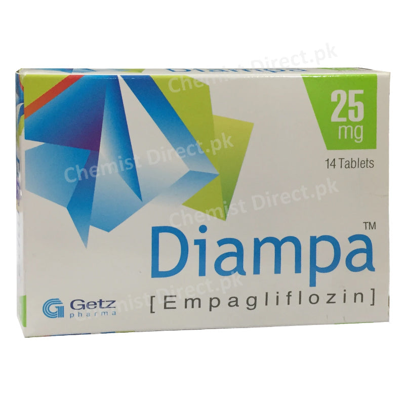 Diampa 25mg Tab Tablet Getz Pharma Pvt Ltd Oral Hypoglycemic Empagliflozin