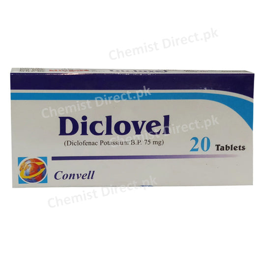Diclovel 75mg Tab Tablet Convell Pharma Diclofenac Potassium