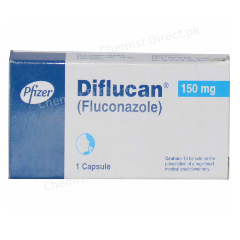 Diflucan Capsule 150mg Anti-Fungal Fluconazole Pfizer Pakistan