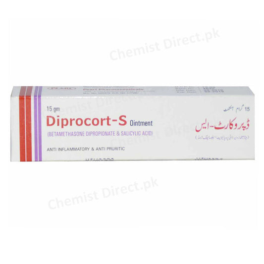 Diprocort S Ointment 15gm Pearl Pharmaceuticals Anti Fungal Betamethasone Dipropionate Salicylic Acid