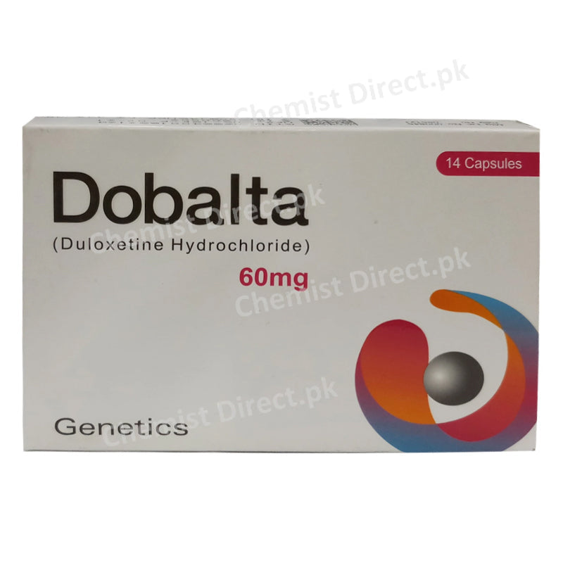 Dobalta 60mg Tab Tablet Genetics Pharmaceuticals Pvt Ltd Anti Depressant Duloxetine HCl