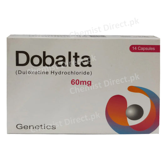 Dobalta 60mg Tab Tablet Genetics Pharmaceuticals Pvt Ltd Anti Depressant Duloxetine HCl