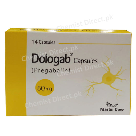 Dologab 50mg Cap Capsule Martin Dow Pharma Pregablin