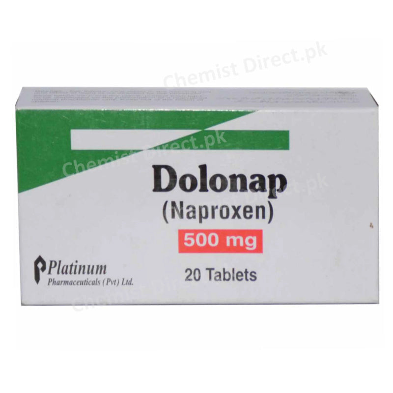 Dolonap 500mg Tab Tablet Platinum Pharmaceuticals Pvt Ltd Nasid Naproxen