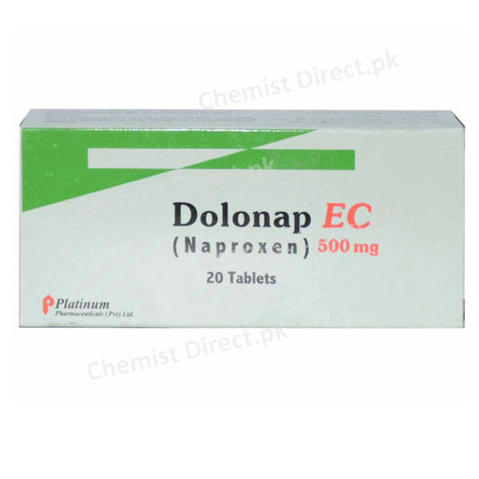 Dolonap E.c 500mg Tab Tablet Platinum Pharmaceuticals Pvt Ltd Nasid Naproxen