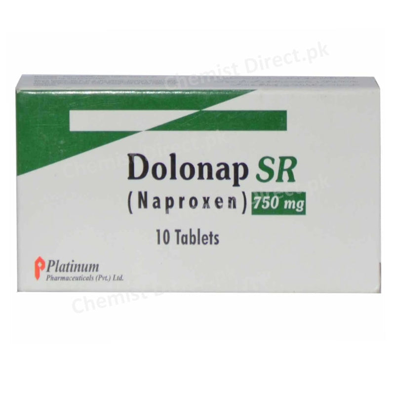 Dolonap SR 750mg Tab Tablet Platinum Pharmaceuticals Pvt Ltd Nasid Naproxen