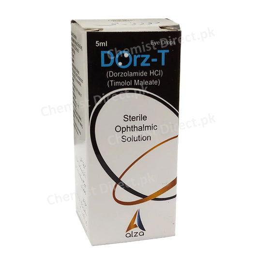 Dorz-T Eye Drop 5ml Alza Pharma Dorzolamide , Timolol Maleate