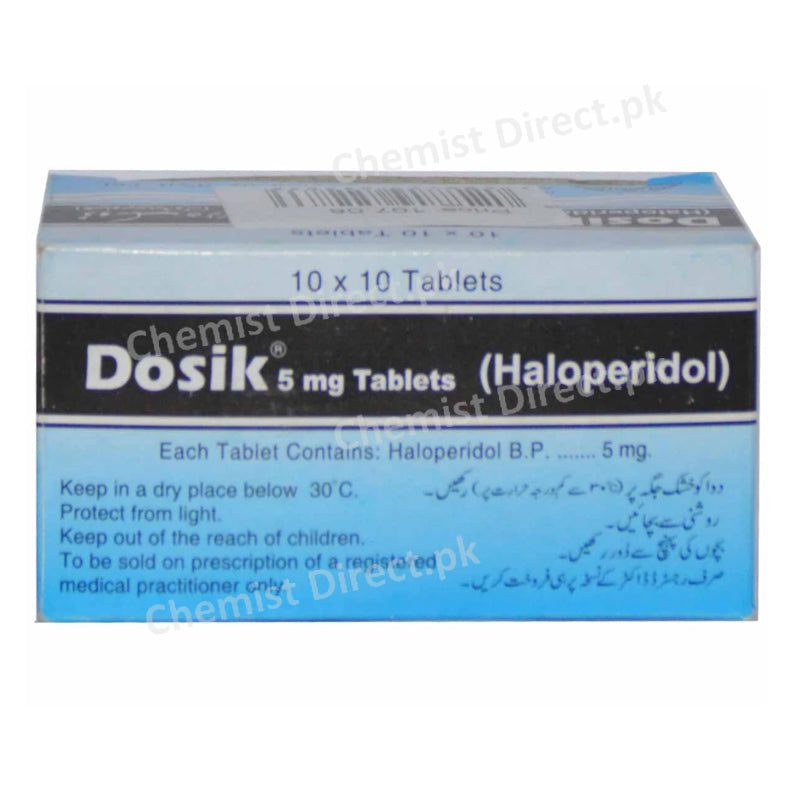 Dosik Tablet 5mg Adamjee Pharma Psychosis Haloperidol