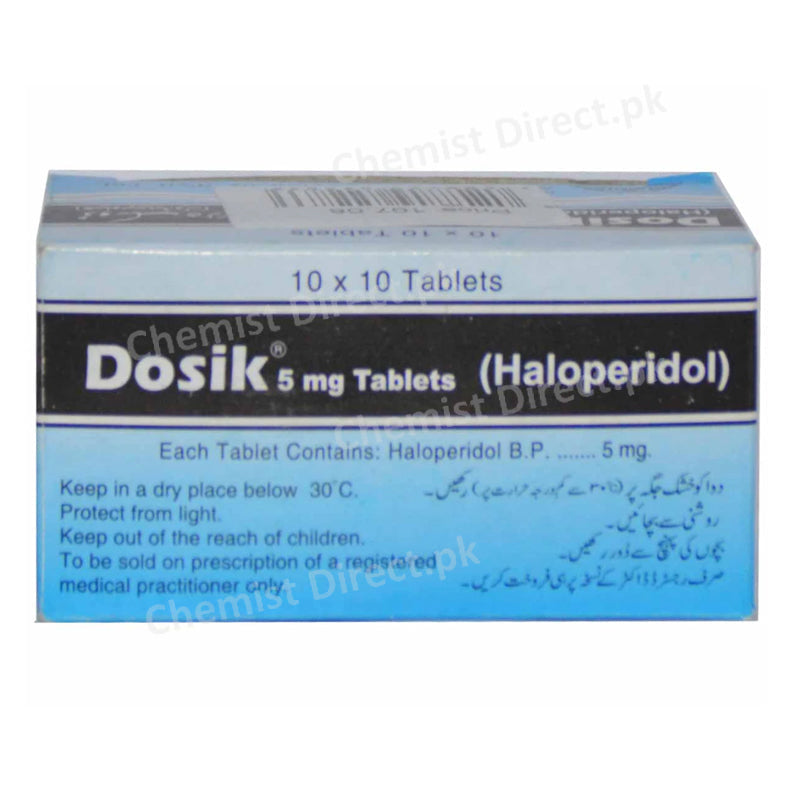 Dosik Tablet 5mg Adamjee Pharma Psychosis Haloperidol