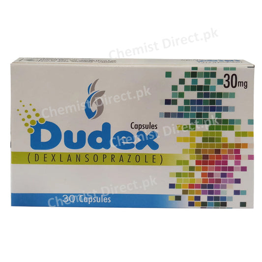 Dudex 30mg Cap Capsule Global Pharma Dexlansoprazole