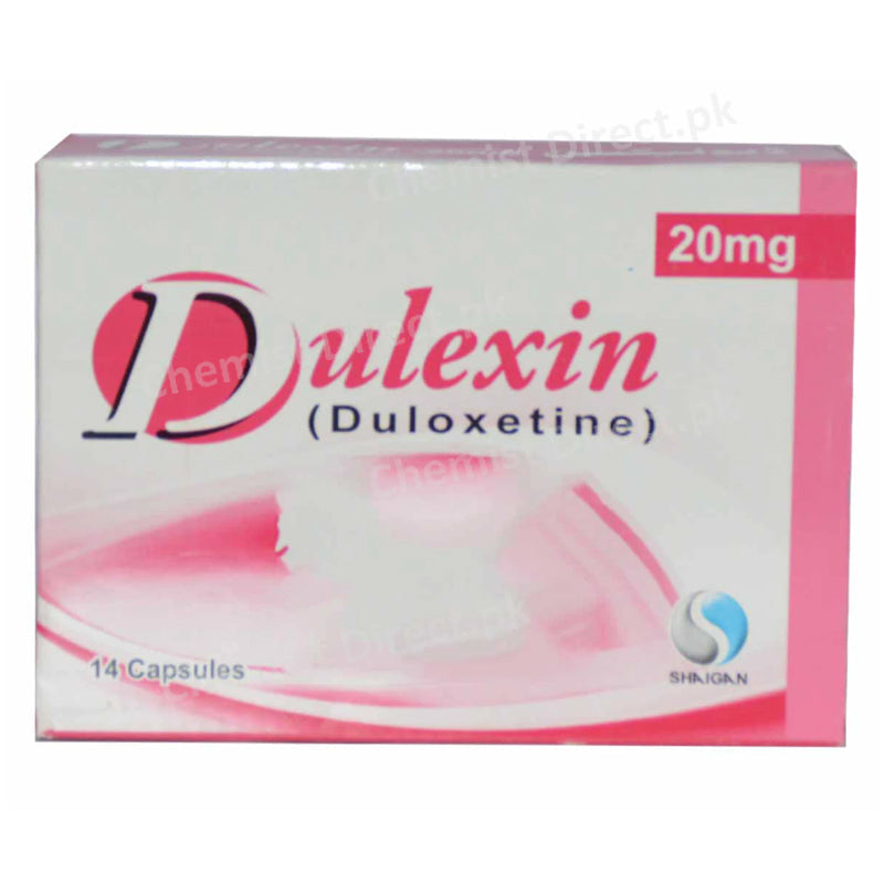 Dulexin 20mg Cap Capsule Shaigan Pharma Duloxetine