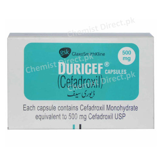 Duricef 500mg capsule Glaxosmithkline Pakistan Cefadroxil Cephalsporin Antibiotic