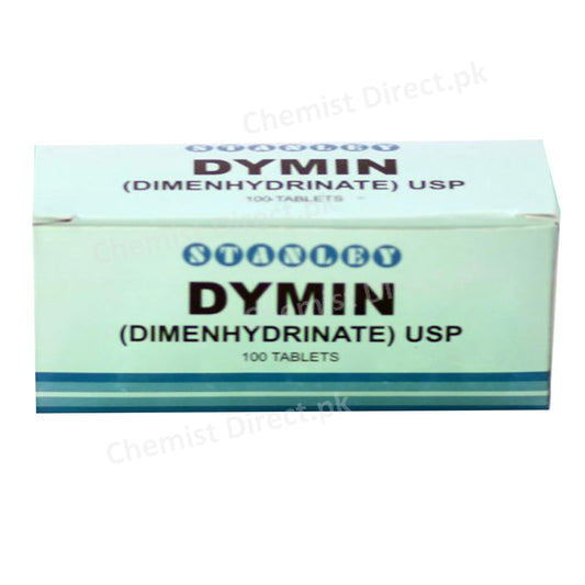 Dymin Tablet 50mg Stanley Pharmaceuticals Motion Sickness Dimenhydrinate