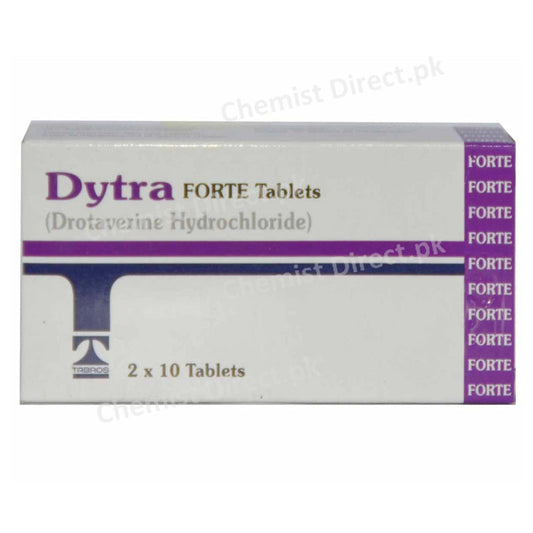 Dytra Fort Tab Tablet Tabros Pharma Pvt Ltd Anti Spasmodic Drotaverine