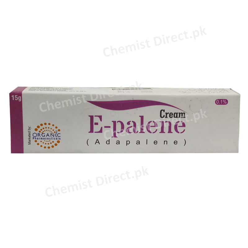     E palene Cream 15G Organic Pharma Anti acne Adapalene
