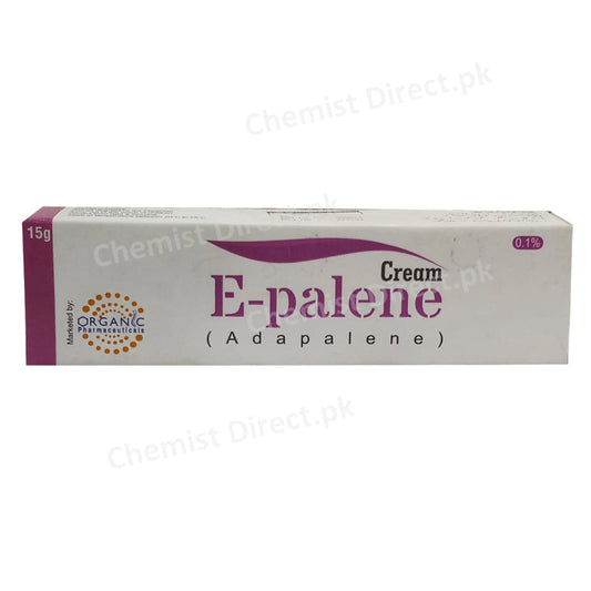     E palene Cream 15G Organic Pharma Anti acne Adapalene
