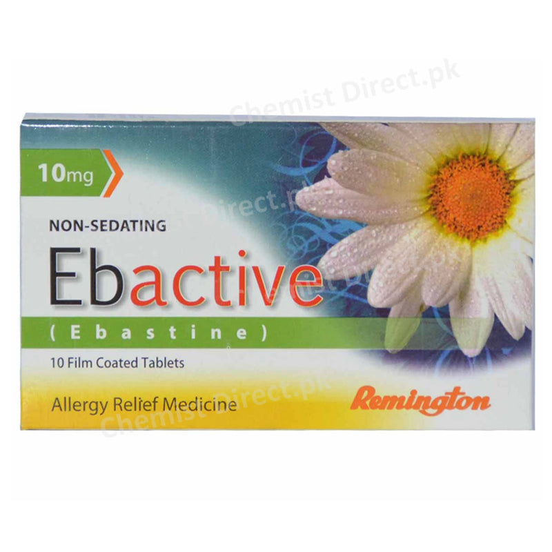 Ebactive 10mg Tab Tablet Remington Pharmaceuticals Anti Histamine Ebestine 10mg