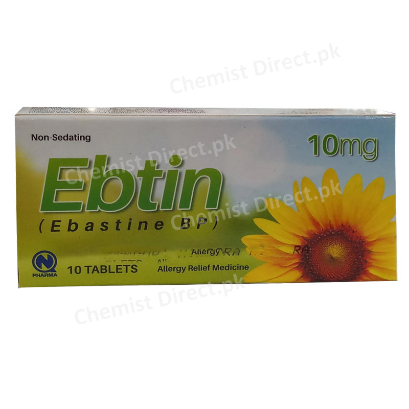 Ebtin 10mg Tab Tablet Ebastine Bp